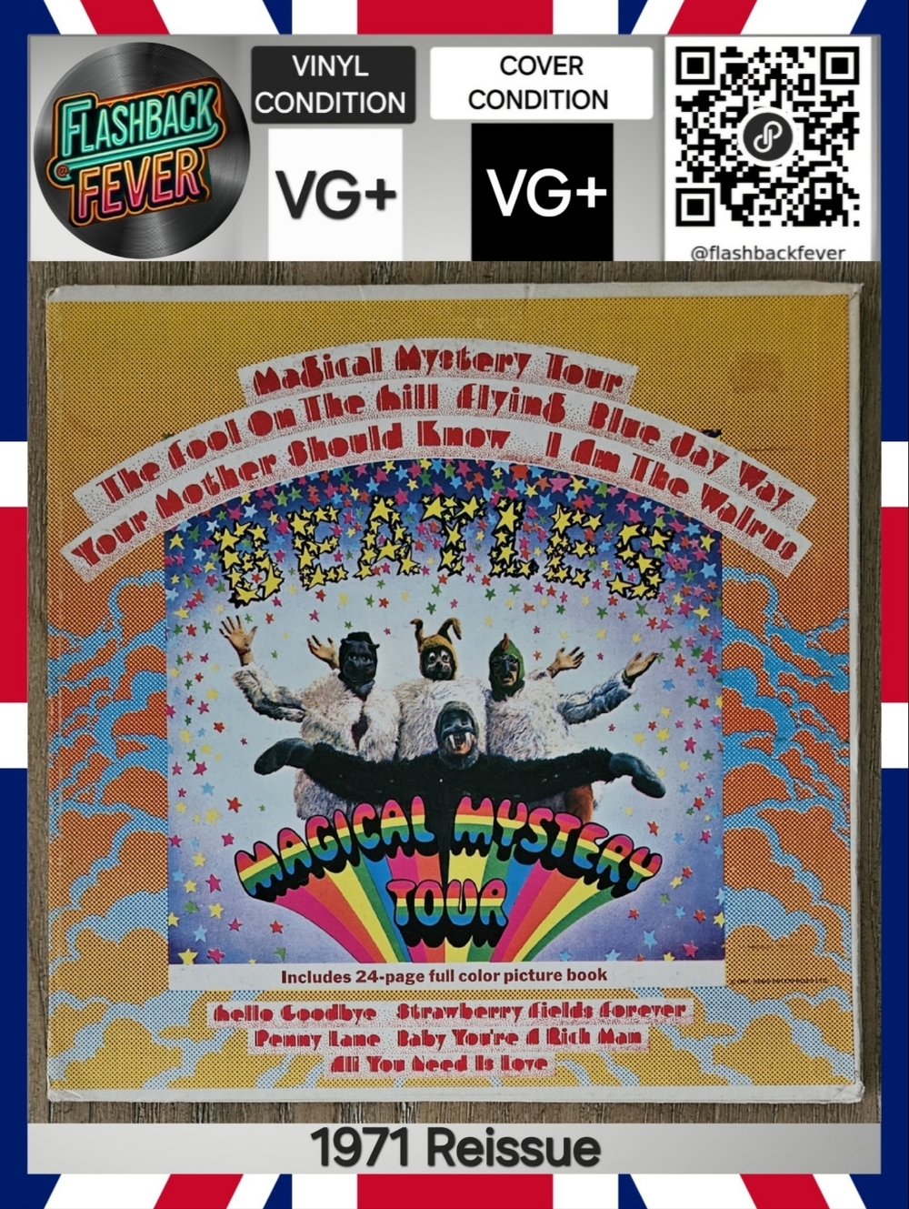 THE BEATLES•Magical Mystery Tour•US 1971 (#SMAL-2835) Apple Records, Reissue